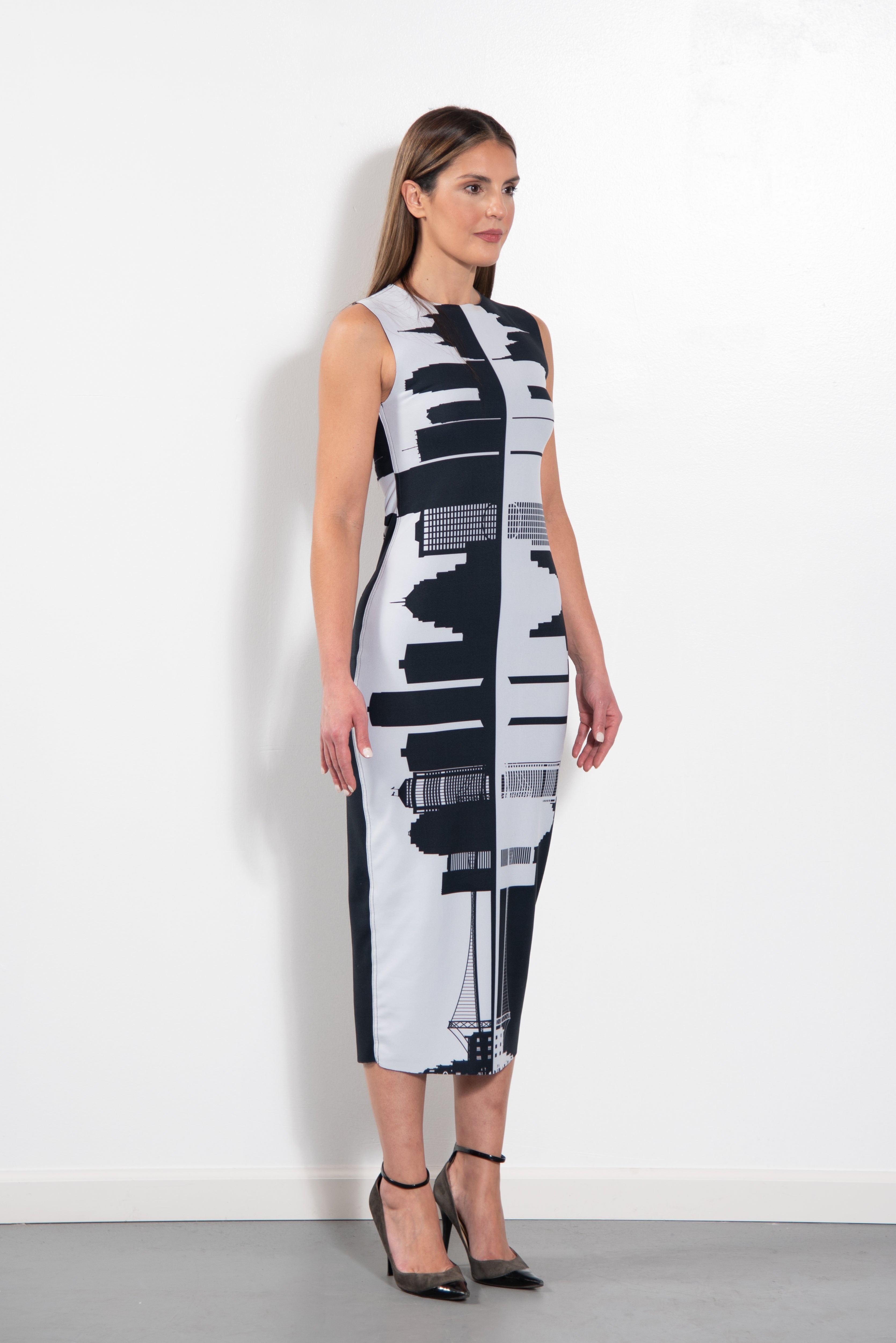 DETROIT REVERSIBLE PENCIL DRESS