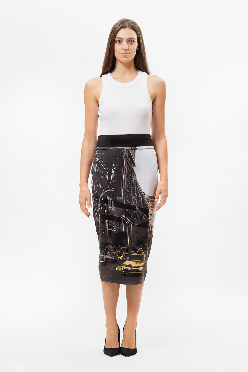 REVERSIBLE NYC PENCIL SKIRT