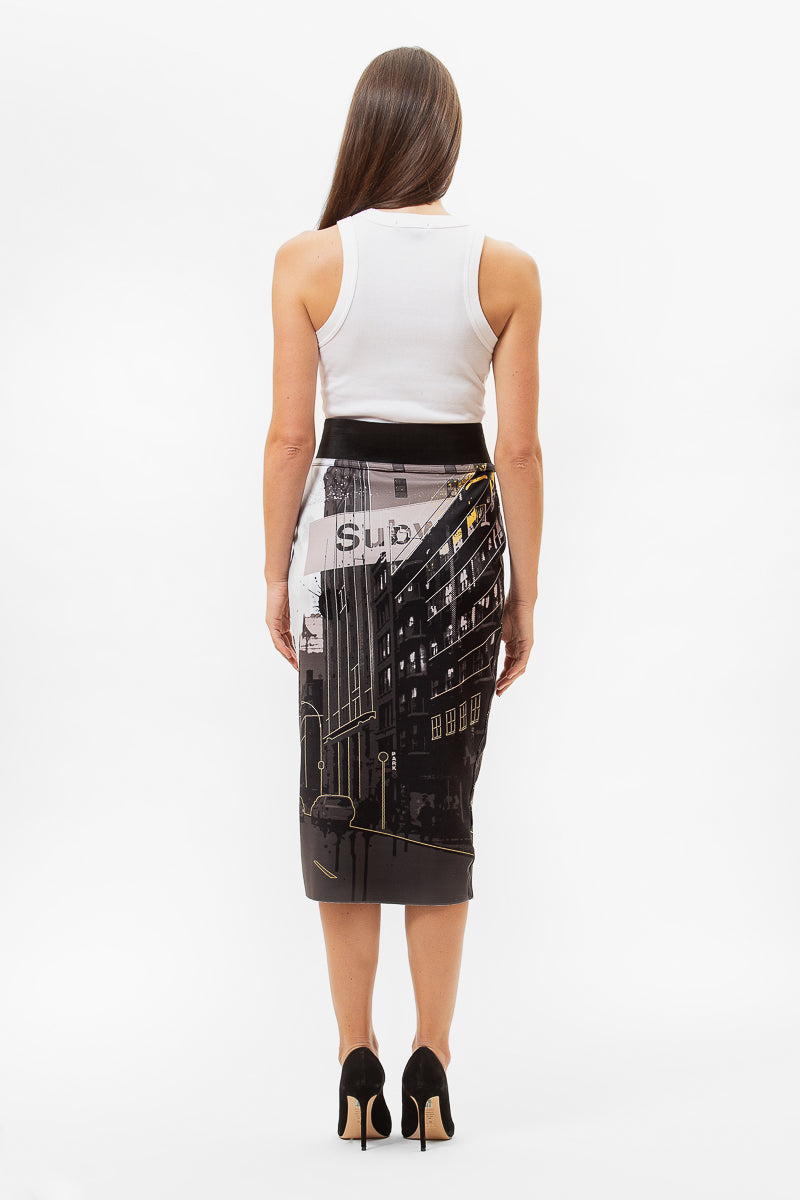 REVERSIBLE NYC PENCIL SKIRT