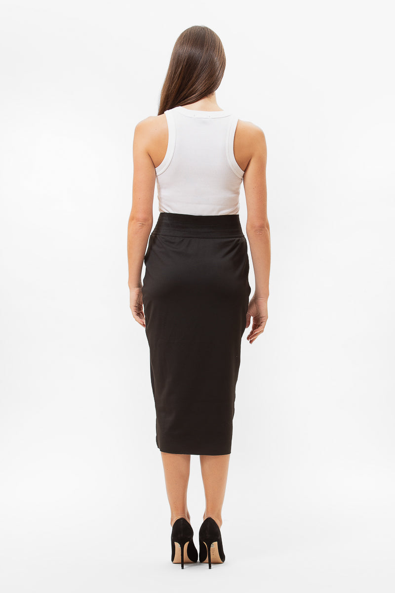 REVERSIBLE DETROIT PENCIL SKIRT