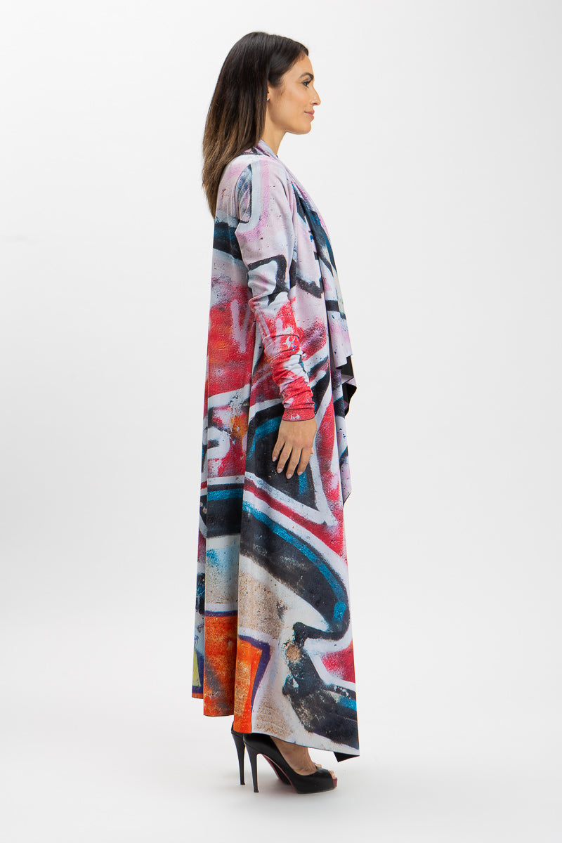 Detroit Inspired Graffiti Reversible Duster