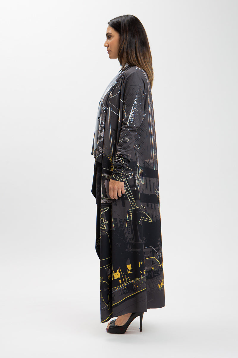 New York City Inspired Reversible Duster